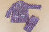 Love For Pandas Printed Frock Style PJ Set For Girls