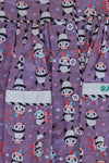 Love For Pandas Printed Frock Style PJ Set For Girls