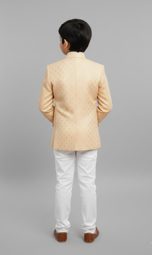 Jodhpuri Suit Silk Self Work - CuddlesClothing