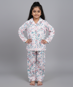 Load image into Gallery viewer, Floral &amp; Animal Print Cotton Nightsuit - CuddlesClothing