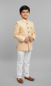Jodhupuri Suit Silk Self Work - CuddlesClothing