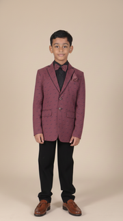 Boys 3-Piece Formal Suit with Bow Tie - CuddlesClothing