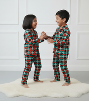 Kids Mickey Mouse Flannel Nightsuit Set - CuddlesClothing