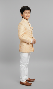 Jodhupuri Suit Silk Self Work - CuddlesClothing