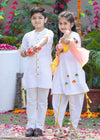 Rang Embroidered Kurta Dhoti Set – Holi Special for Girls!