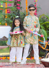 Splash of Joy Kurta Pant Set For Girls