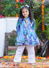 Festive Ikkat & Tie-Dye Kurta Set