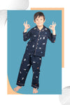 Space Print Night Suit Unisex