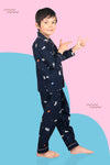 Space Print Night Suit Unisex