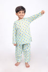 Football Print Soft Cotton Co-ord Set Nightsuit