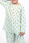 Football Print Soft Cotton Co-ord Set Nightsuit