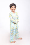 Football Print Soft Cotton Co-ord Set Nightsuit