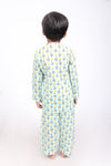 Football Print Soft Cotton Co-ord Set Nightsuit