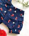 Santa Snow Globe Flannel PJ Set