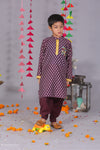 Butter-Soft Cotton Muslin Kurta with Personalized Initial Motif