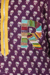 Butter-Soft Cotton Muslin Kurta with Personalized Initial Motif