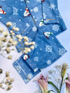 Bear Hug In The Snow Flannel PJ Set
