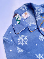 Load image into Gallery viewer, Kids Polar Bear Flannel Nightsuit - CuddlesClothing