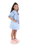 Sweetheart Peter Pan Collar Dress For Girls