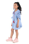 Sweetheart Peter Pan Collar Dress For Girls