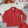 Red Flannel Checks "Jingle Bell" Night Suit