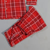 Red Flannel Checks "Jingle Bell" Night Suit