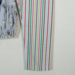 Load image into Gallery viewer, Girls Light Blue Penguin Flannel Nightsuit Set - CuddlesClothing