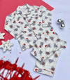 Bear Hug Christmas Flannel Nightsuit
