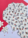 Bear Hug Christmas Flannel Nightsuit