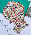 Charming Snowfall Falala Flannel PJs