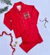 Red Flannel PJ set with Checkered Pocket