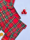 Cozy Plaid Stories Flannel PJ Set