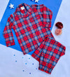 Red & Blue Classic Check Flannel PJ Set