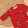Jolly Whale Christmas Baby Onesie