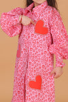 Pretty in Hearts Dress For Girls