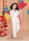 Sweetheart Corduroy Co-ord Set For Girls