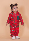 Santa Whale & Christmas Tree Flannel PJ Set