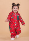 Santa Whale & Christmas Tree Flannel PJ Set