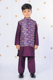 Little Maharaja Nehru Jacket Set For Kids - CuddlesClothing