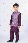 Little Maharaja Nehru Jacket Set For Kids