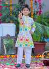 Vibrant Multi-Color Floral Kurta Pajama Set for Boys