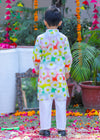 Vibrant Multi-Color Floral Kurta Pajama Set for Boys
