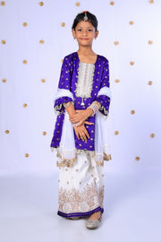 Rajwada Jamuni Ensemble For Girls - CuddlesClothing