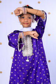 Rajwada Jamuni Ensemble For Girls - CuddlesClothing