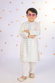 Rangeela Raja Mirror Work Kurta Set For Boys - CuddlesClothing