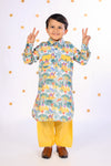 Playful Safari Pathani Kurta Salwar Set For Boys