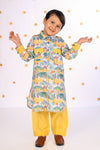 Playful Safari Pathani Kurta Salwar Set For Boys