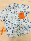 Boys' Beach Print Shirt
