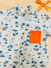 Boys' Beach Print Shirt