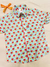 Boys' Beachy Crab Print Shirt